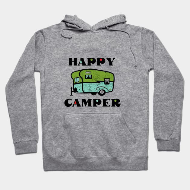 Happy Camper Hoodie by Andibird